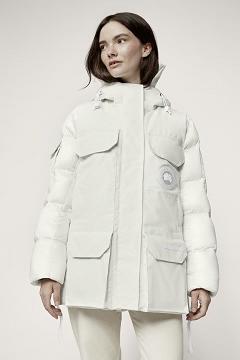 Chamarras Canada Goose Mujer Outlet - Expedition Abrigos Blancos TH1879402